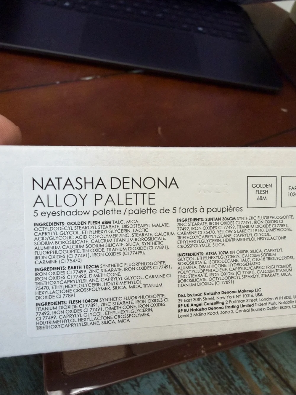 NEW Natasha Denona Alloy Mini Eyeshadow Palette — Copper, Brown & Gold